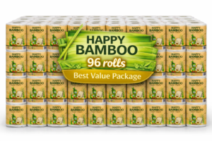 Happy Bamboo Best Value Pack (96 Rolls)